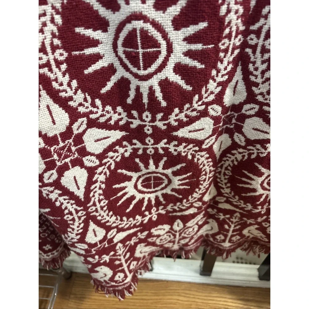 John Klinhinz‎ Ohio 1848 Reproduction Cotton Blanket 72 X 48